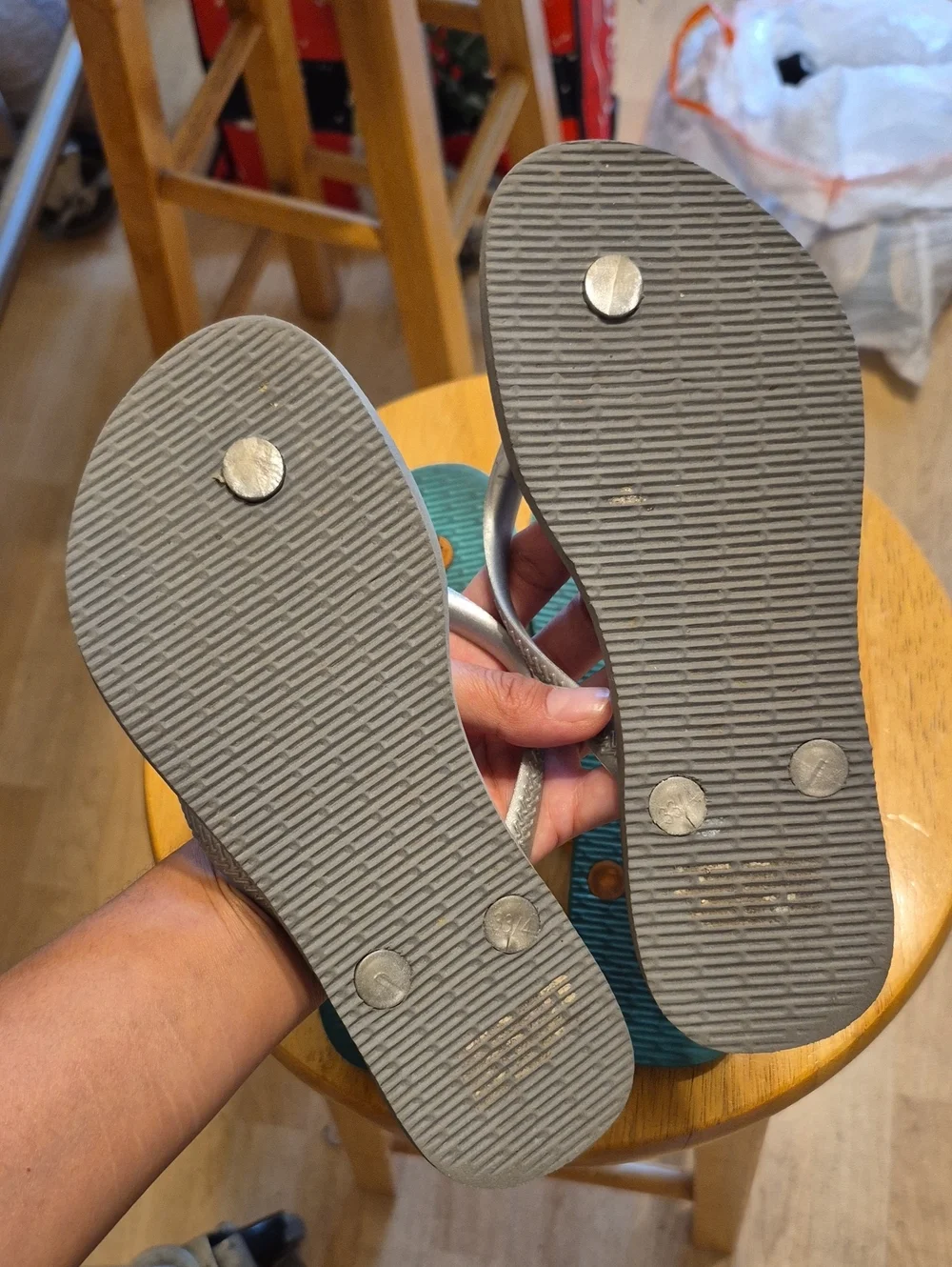 Havaianas Set Of 3 Beach Pool Thong Plastic Sandals